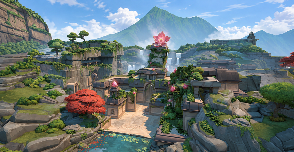 Mapa Lotus do Valorant