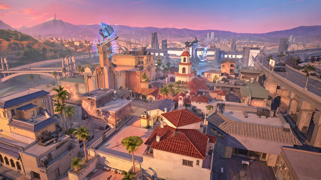 Mapa Sunset do Valorant